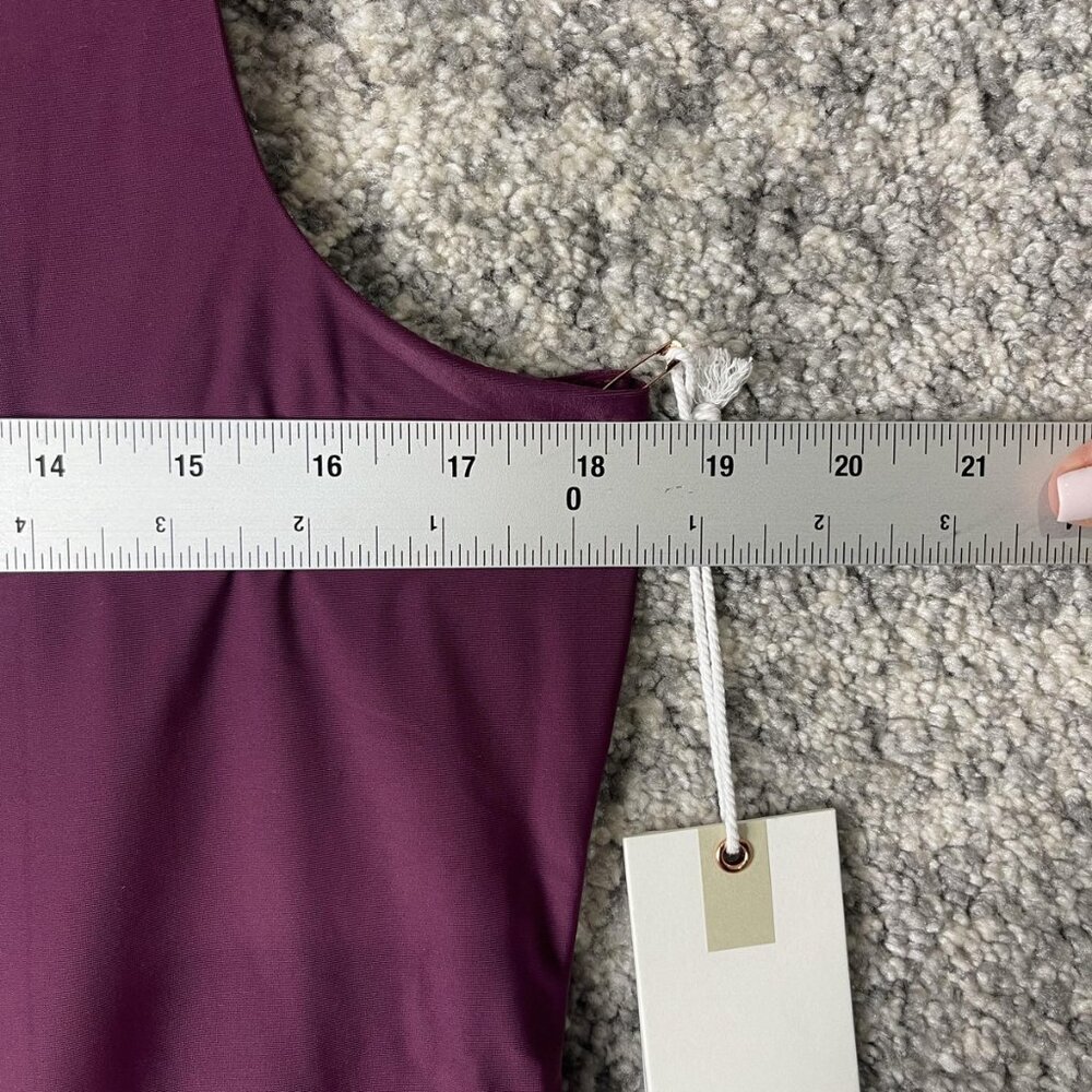 Good American Shirt Womens 2XL Purple Sleeveless Tank Top Sample Stretch - Picture 3 of 6